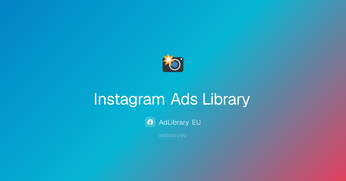 Instagram Ads Library – Browse & Analyze Instagram Ad Creatives ...